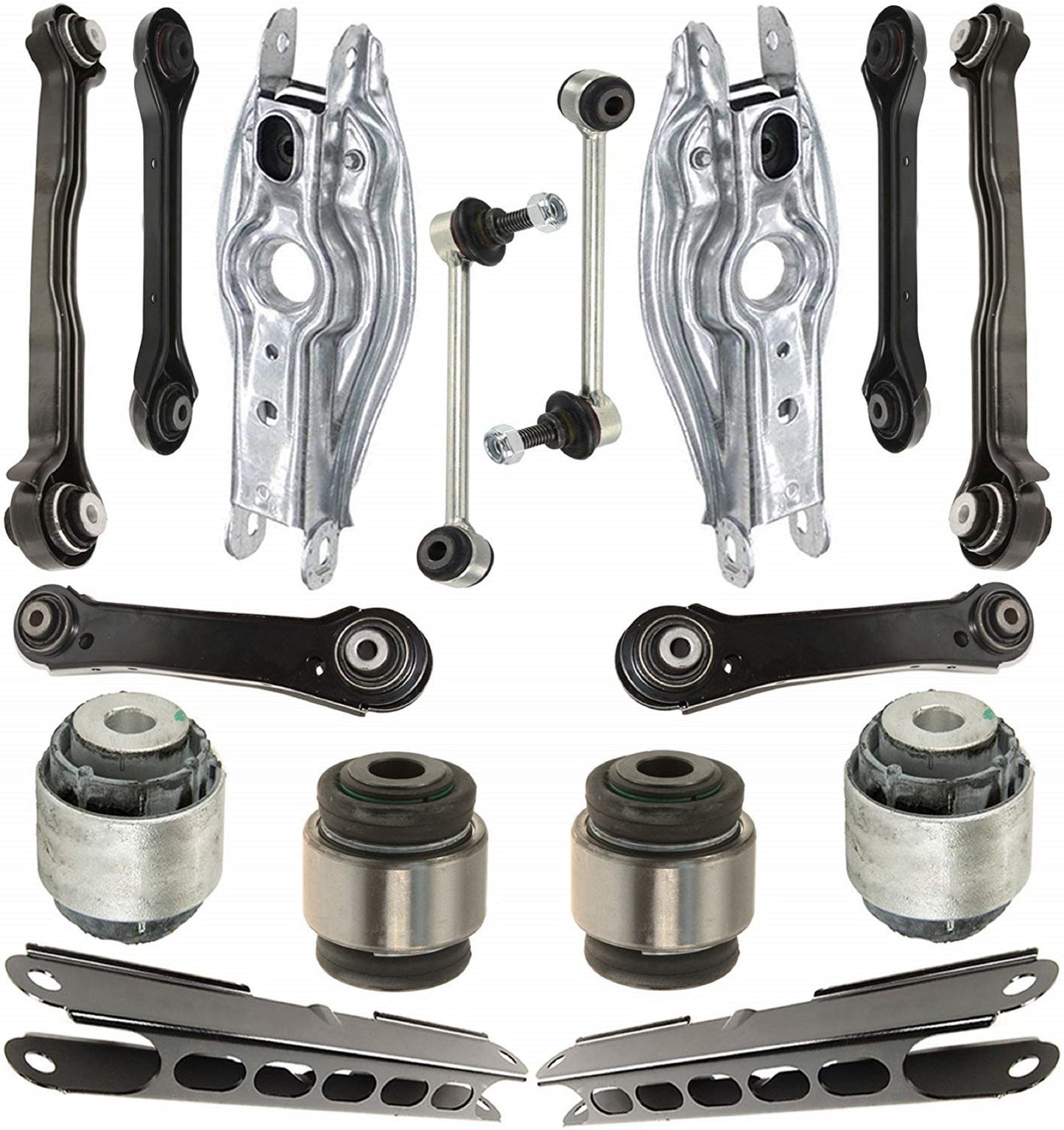 Rear Trailing Control Arm Track Guide Rods KIT
