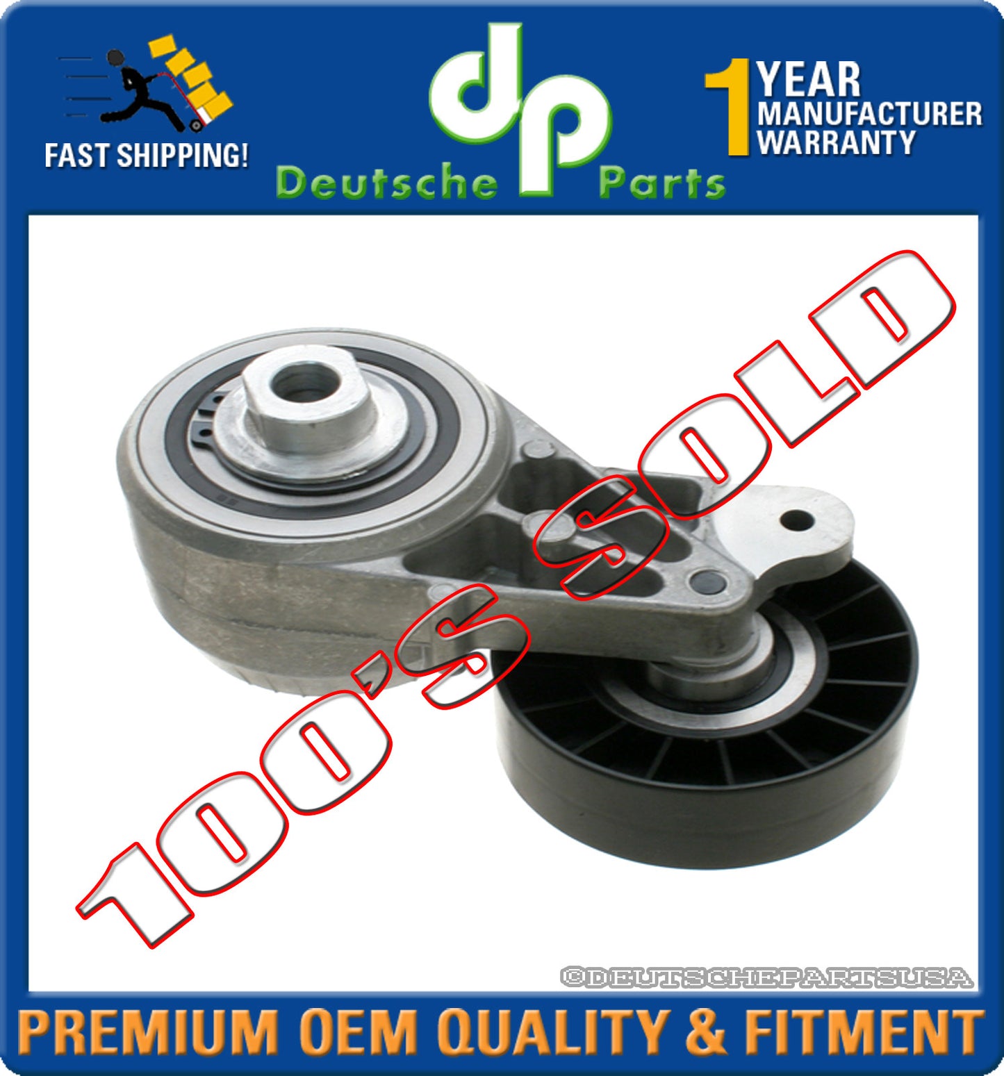 MERCEDES BENZ W124 W140 C140 BELT TENSIONER 1992 119 200 02 70 / 1192000270