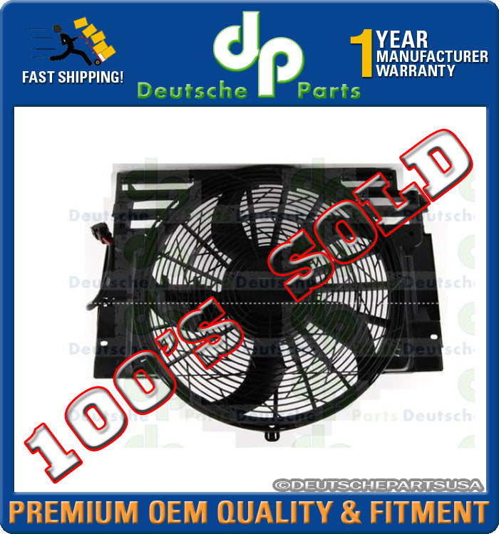 LAND ROVER RANGE ROVER 4.4 CONDENSER FAN MOTOR ASSEMBLY PGK000150 2003 04 05