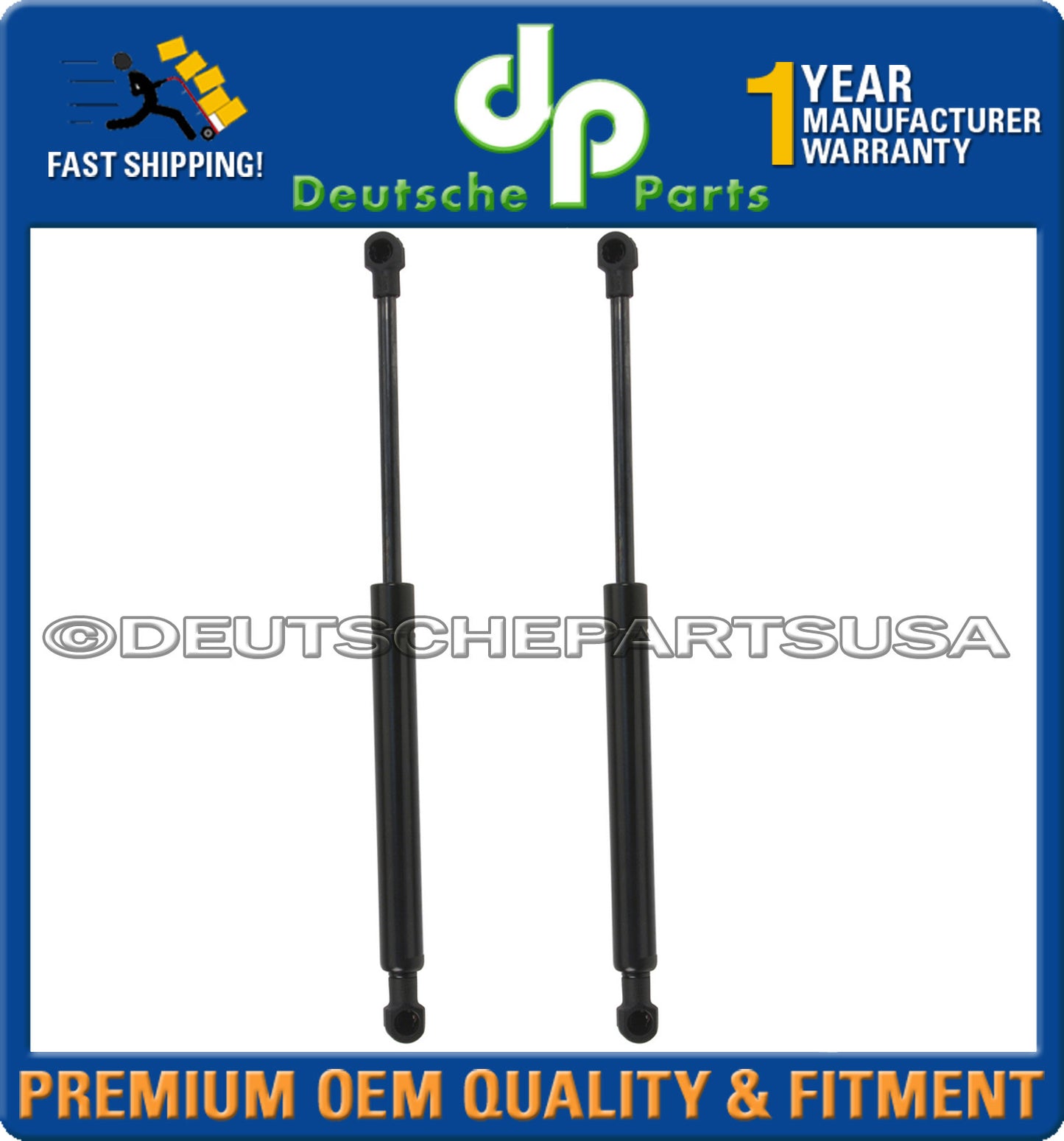 HOOD LIFT SUPPORT STRUT STRUTS BMW E46 320i 323Ci 323i 328i LEFT + RIGHT SET 2
