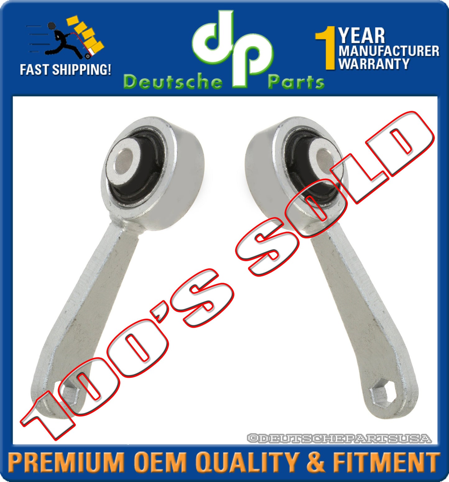 Mercedes W211 Sway Stabilizer Bar Link Links L + R 2113203889 + 2113203989 SET 2