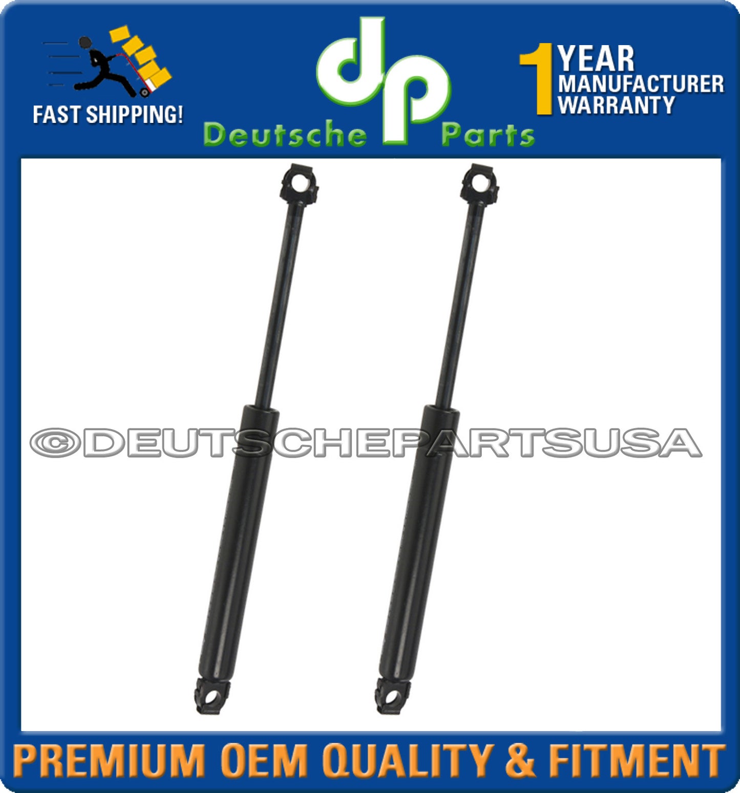 Trunk Lid Lift Support Strut Struts - Set of 2 for BMW 735i 735iL 740i 740iL 750