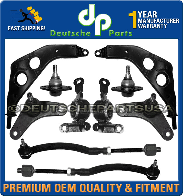 MINI COOPER CONTROL ARM ARMS INNER OUTER BALL JOINT BUSHING BRACKET TIE ROD KIT