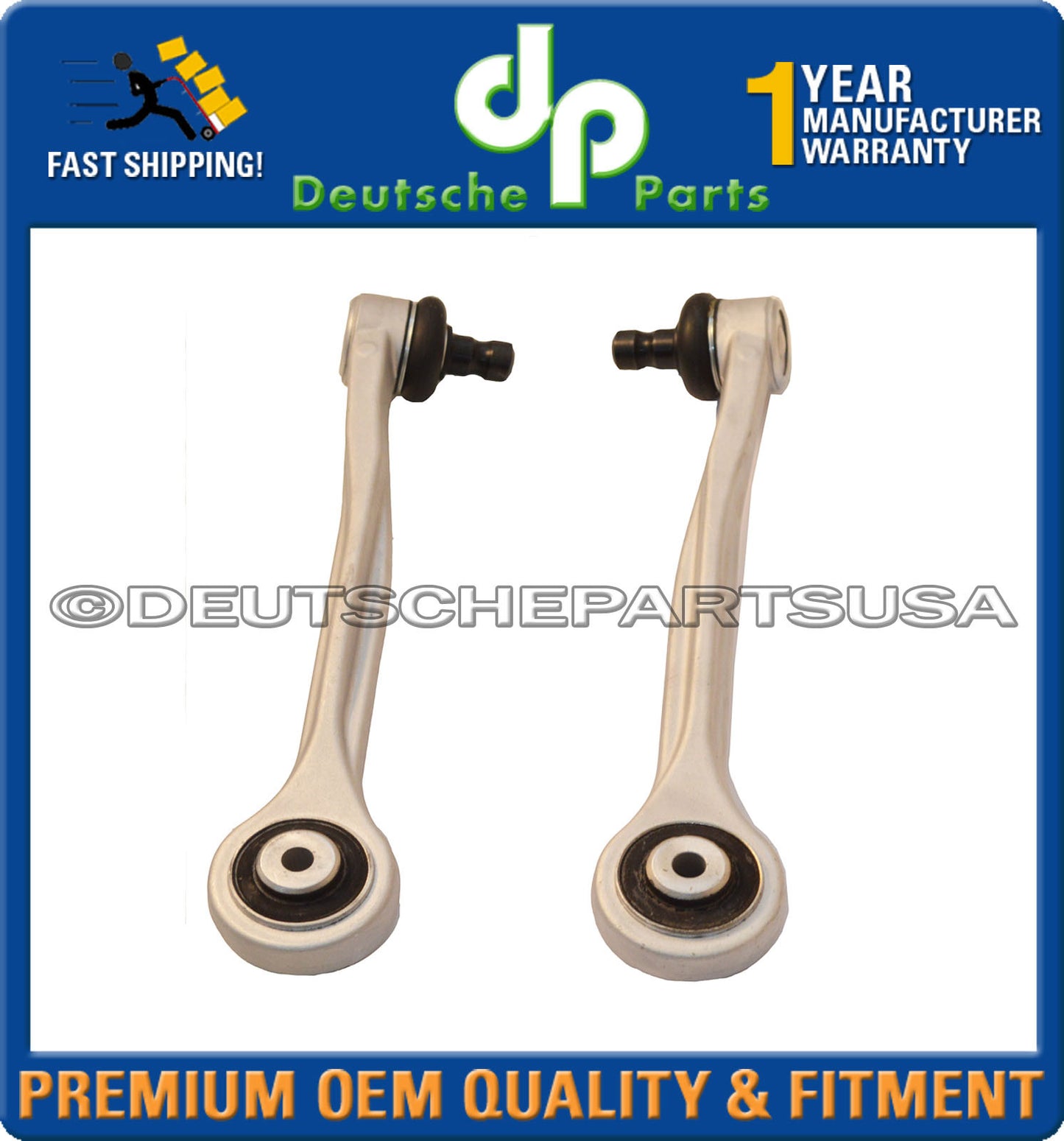 Audi A8 QUATTRO FRNT UPP/LWR CONTROL ARM BALLJOINT SUSP KIT 10 -ship outside 48
