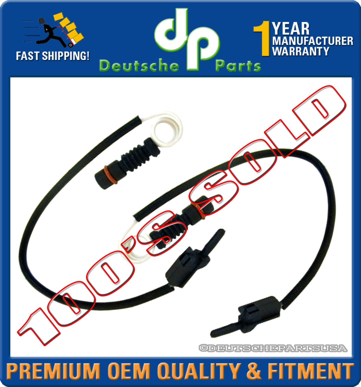 MERCEDES W163 REAR BRAKE PAD WEAR INDICATOR SENSOR SET ML320 ML350 ML430 ML500