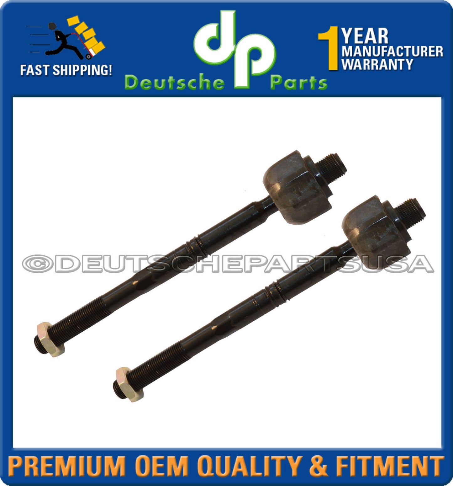 MERCEDES CLS400 CLS550 E350 E550 Inner Steering Tie Rods L+R 2123302803 Set 2