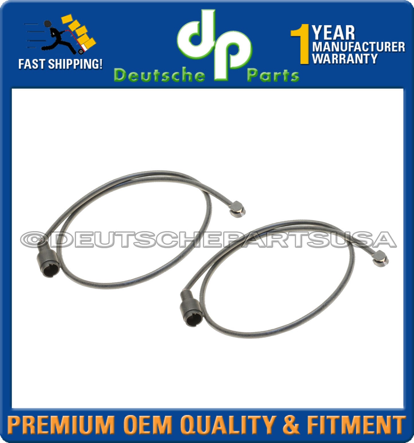 PORSCHE 928 Rear LH + RH Brake Disc Pad Wear Sensor 92861231100 SET of 2