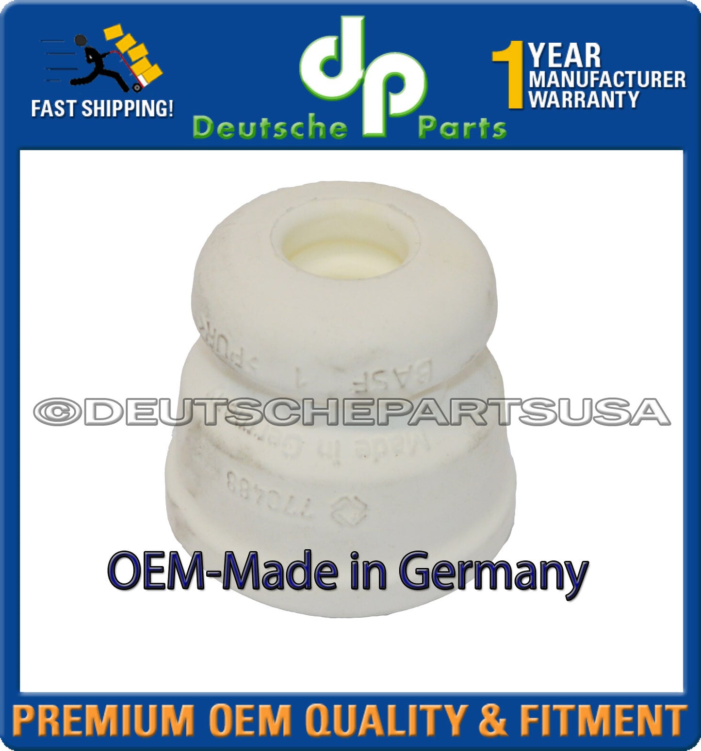 FRONT Strut Shock Bump Stop for VW TOUREG L/R Made in Germany 7L6 412 303