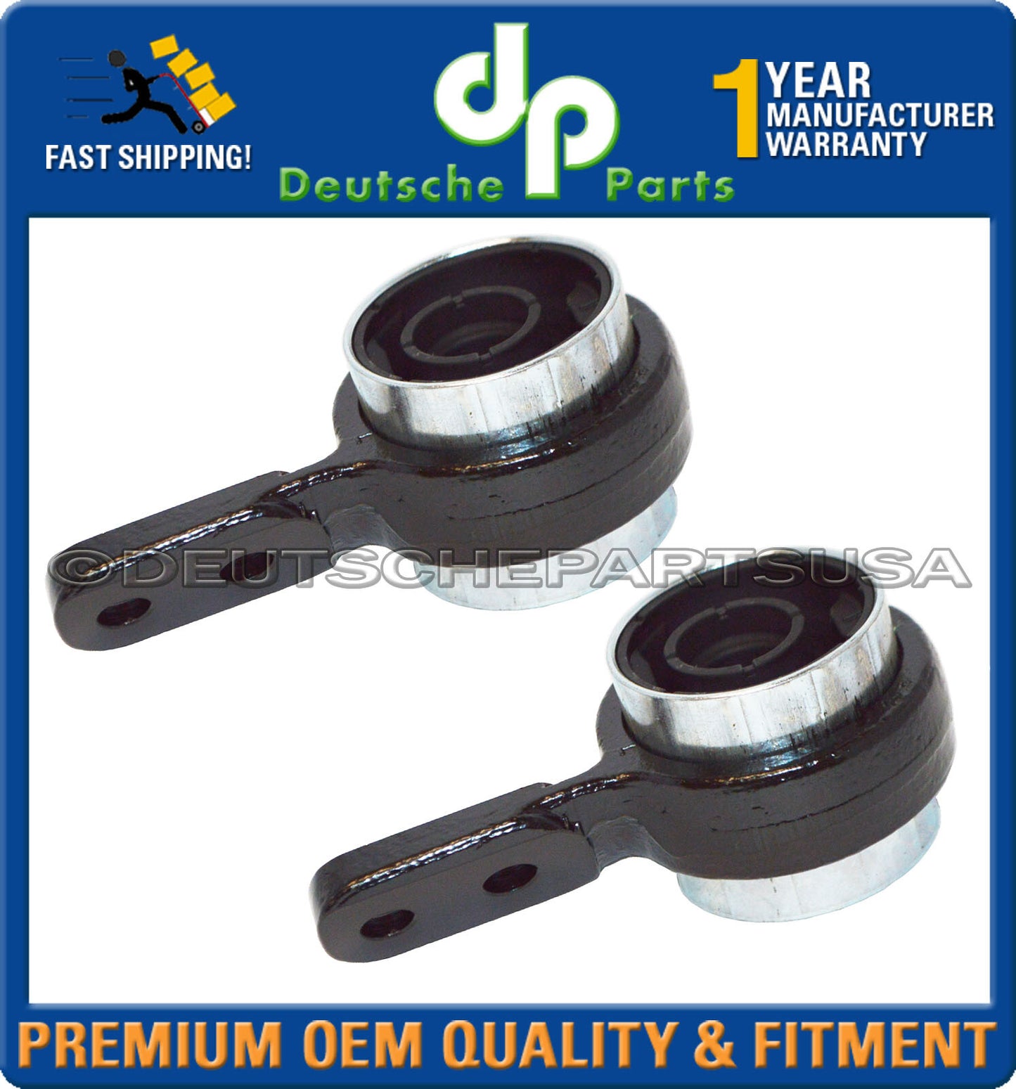 fits BMW Suspension Control Arm Bushings brackets 2pc 01-05 BMW E46 325xi 330xi