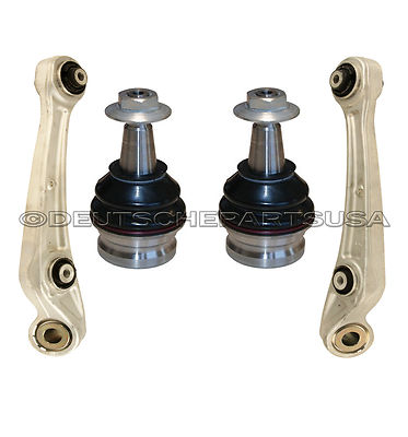 AUDI A4 A5 A6 A7 Q5 FRONT LOWER FRONT CONTROL ARM ARMS BALL JOINT JOINTS SET 4