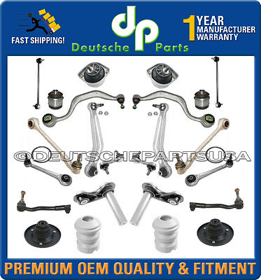 CONTROL ARM BALL JOINTS MOTOR STRUT MOUNT MOUNTS TIE ROD KIT 27 FOR BMW E39 540i