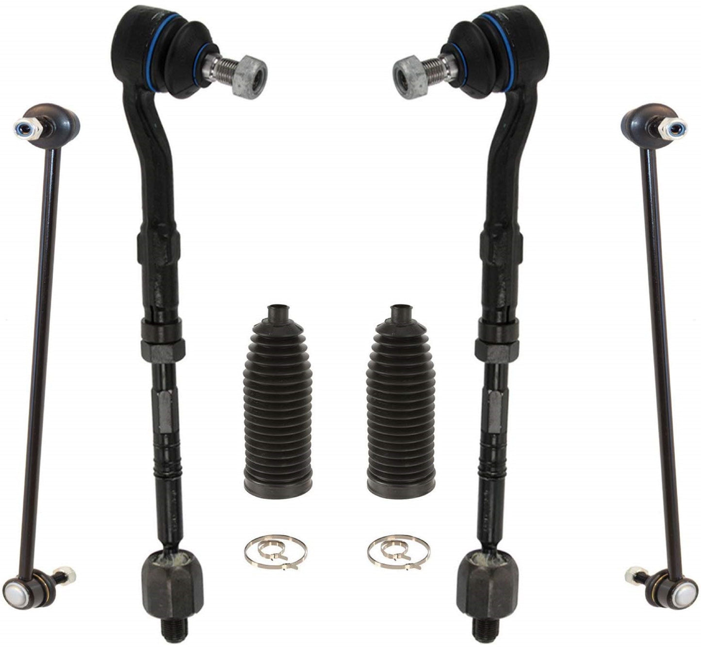 STEERING Tie Rods INNER + OUTER Assembly + Rack Boot + SWAY BARS