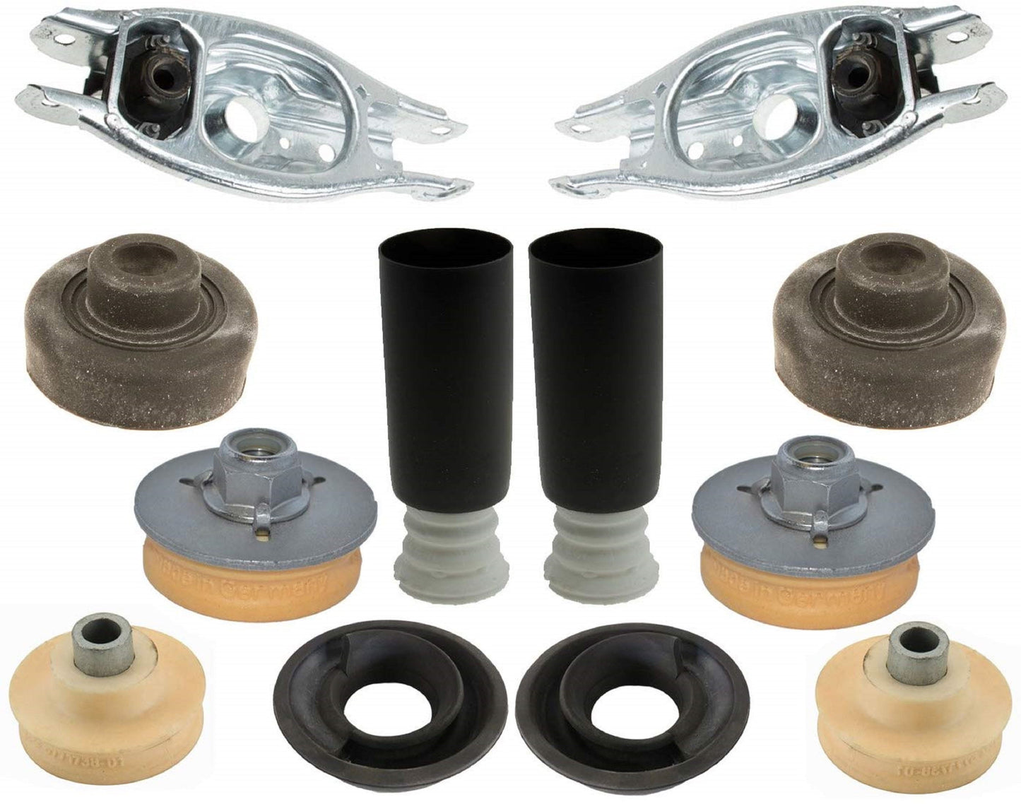 Rear upper & lower shock strut mount kit