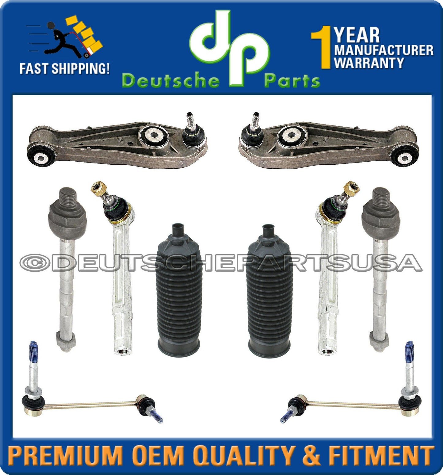 PORSCHE 911 986 BOXSTER Tie Rod Control Arm Ball Joint Joints Sway Bar Link 10