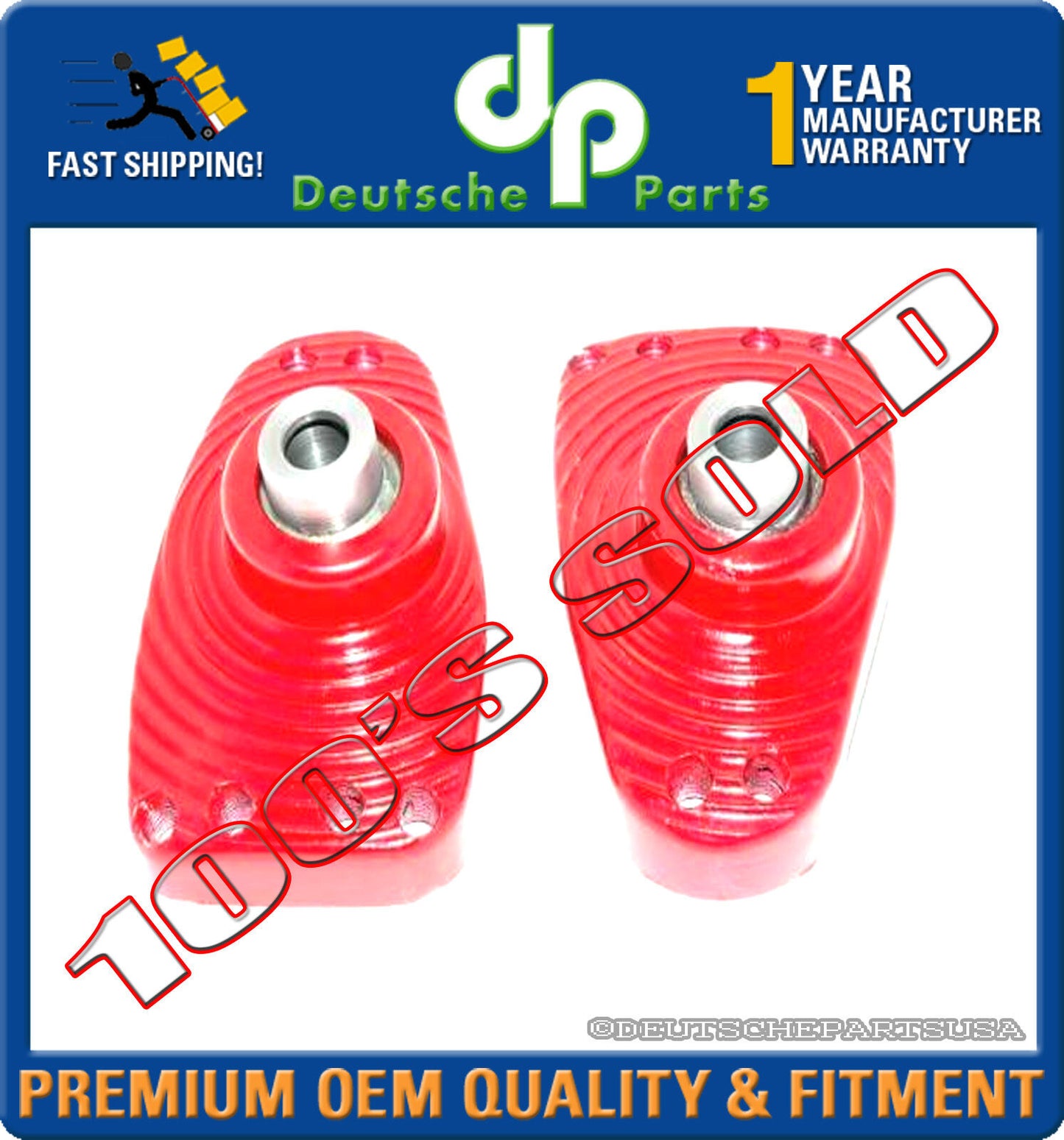 PORSCHE 911 914 930 MONOBALL STRUT MOUNTS SHOCK CAMBER PLATES LEFT + RIGHT