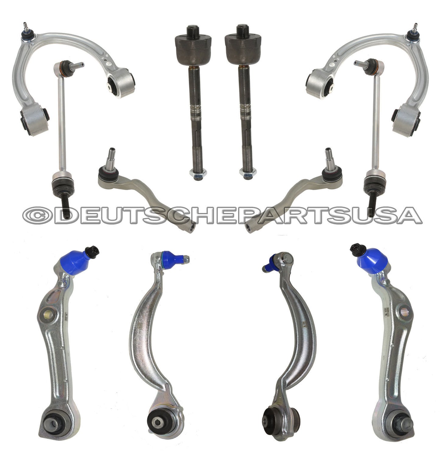 Mercedes W221 W216 4MATIC Control Arm Arms Ball Joint Mounts SUSPENSION KIT 15