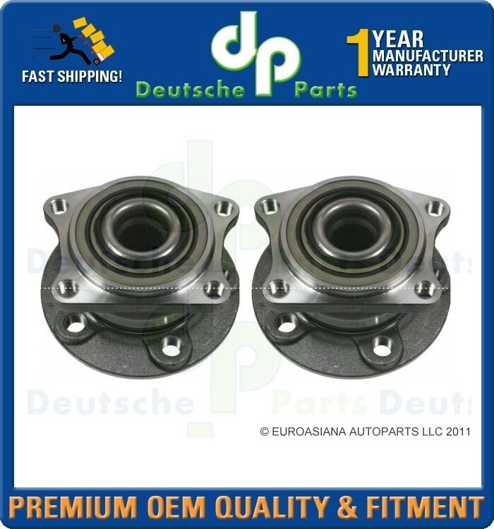 VOLVO S80 V70 S60 XC70 REAR Left Right Wheel HUB HUBS Bearing Bearings SET PAIR