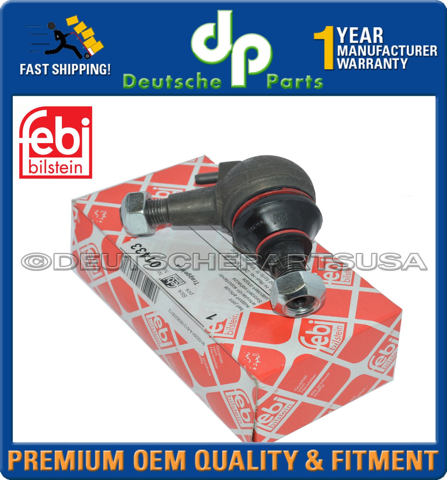 MERCEDES W202 W210 4MATIC C E S CLASS FRONT LOWER BALL JOINT JOINTS FEBI SET 2