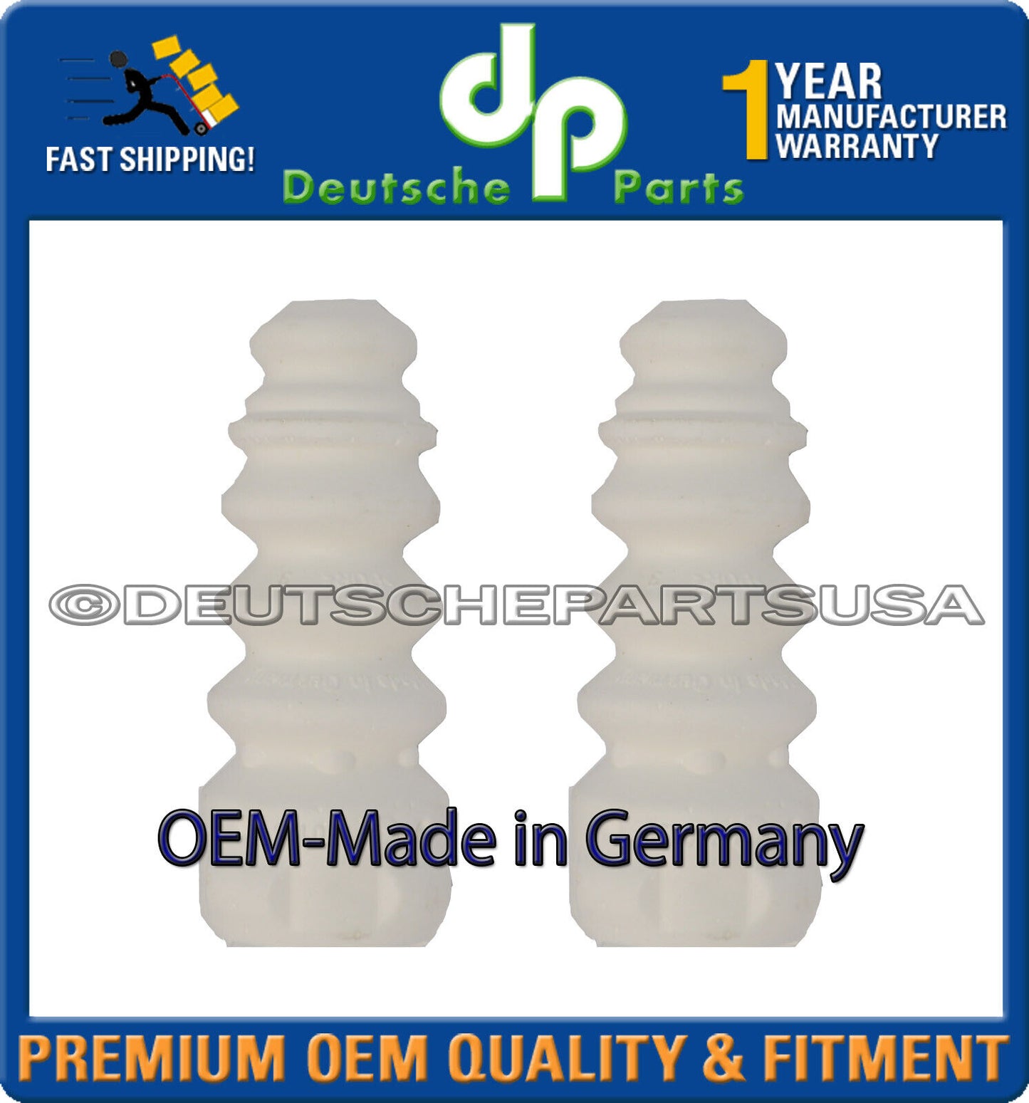 Rear Shock bump Stop for VW EOS GOLF JETTA RABBIT L+R Made in Germany 1K0511353M