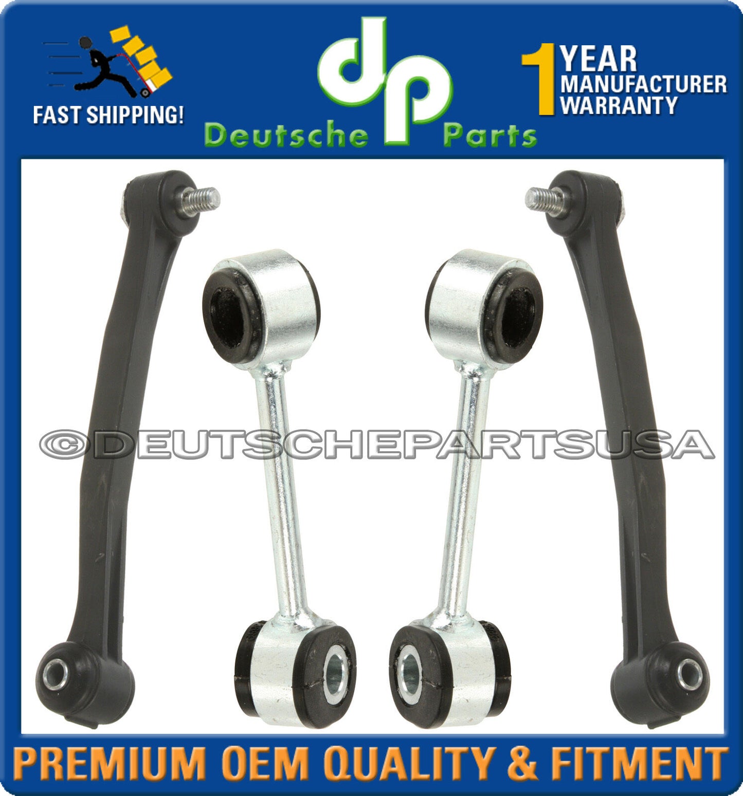 MERCEDES W210 E300 E320 E420 FRONT + REAR SWAY BAR LINK LINKS KIT - SET OF 4