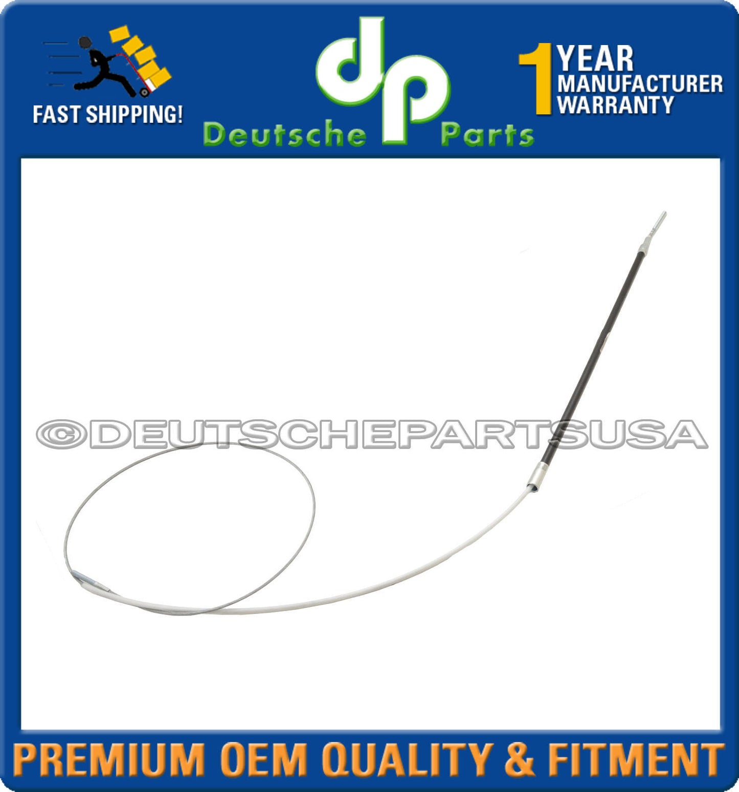 Porsche 911 S 1976 GEMO Clutch Cable (6 & 8 mm ends) 911 423 401 07