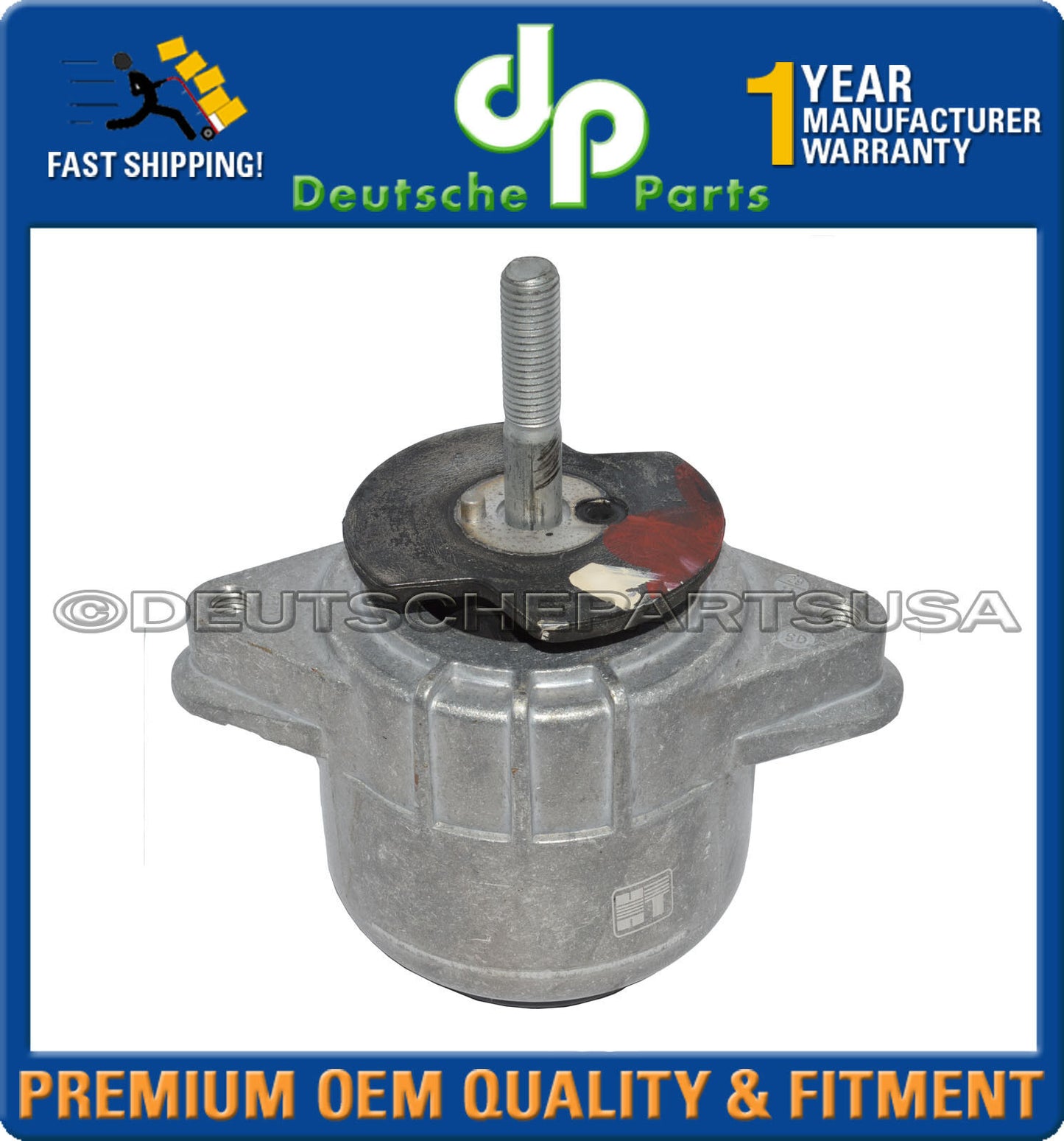 Porsche Panamera Engine Motor Mount LH + RH Side 94637505722 94637505822 Set 2