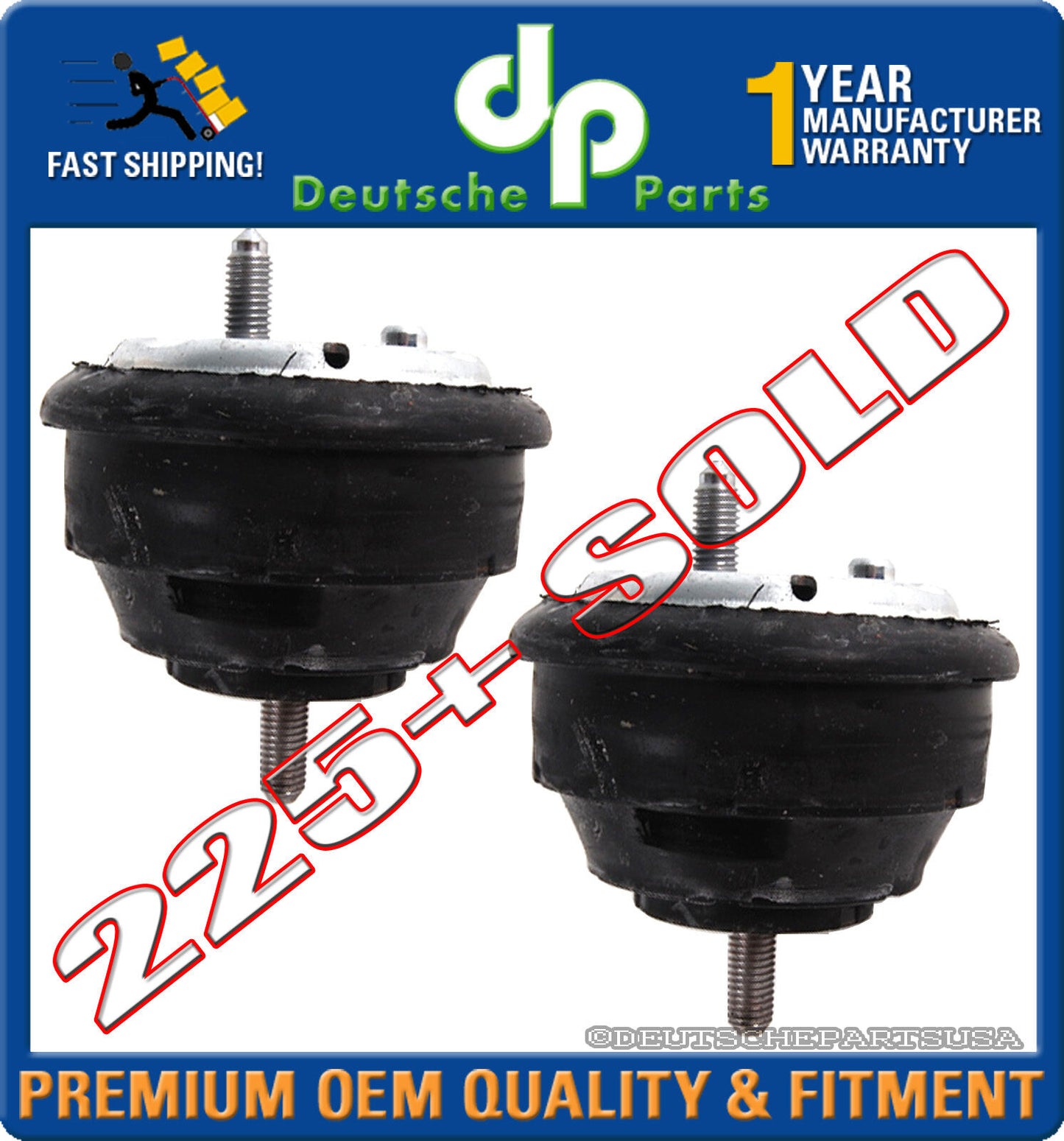 HYDRAULIC Engine Motor Mount Mounts 22116779970 22 11 6 779 970 SET for BMW E46