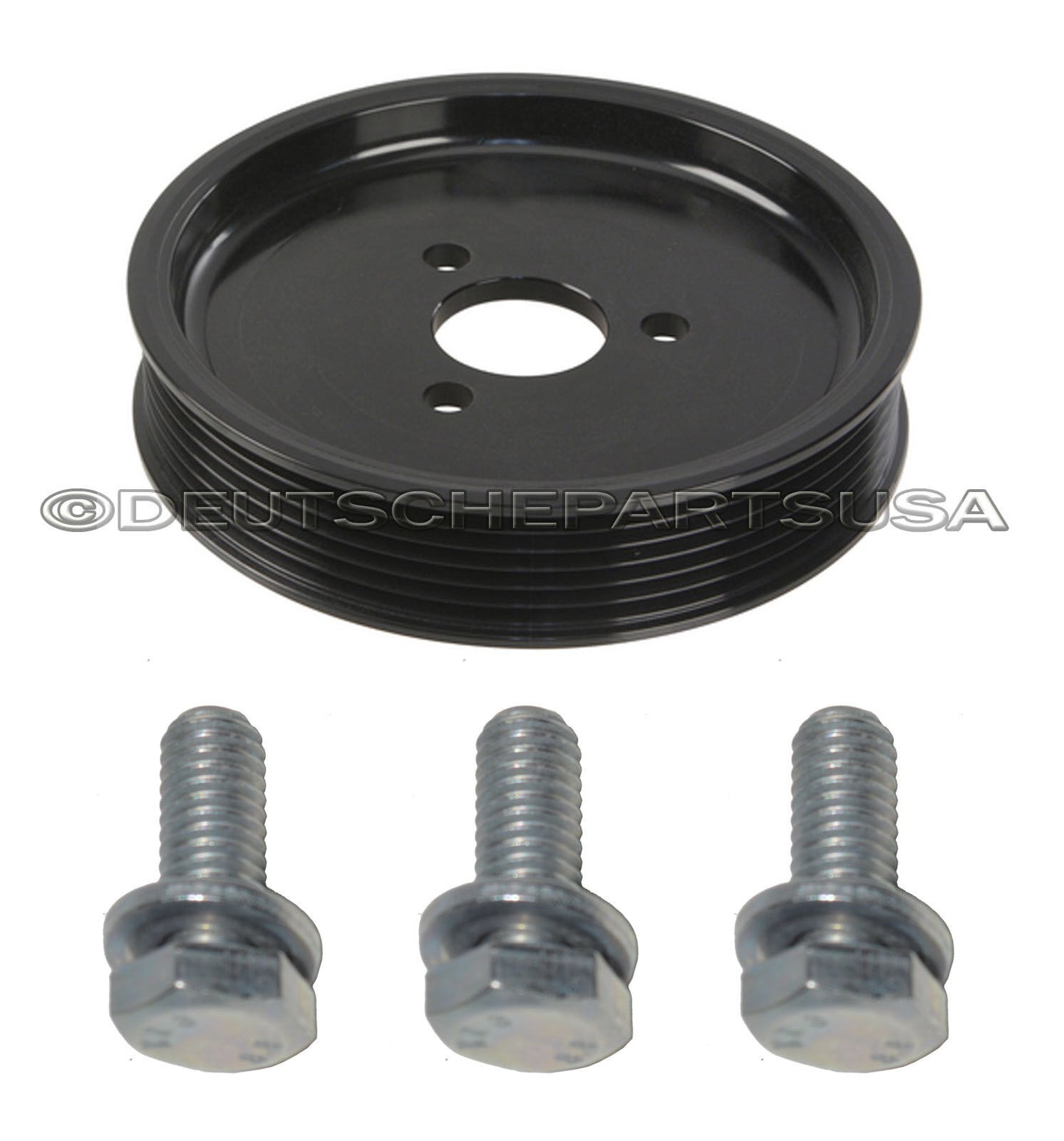 Power Steering Pump ALUMINUM Pulley & BOLTS for BMW E46 E39 X5 325i 330i 323i