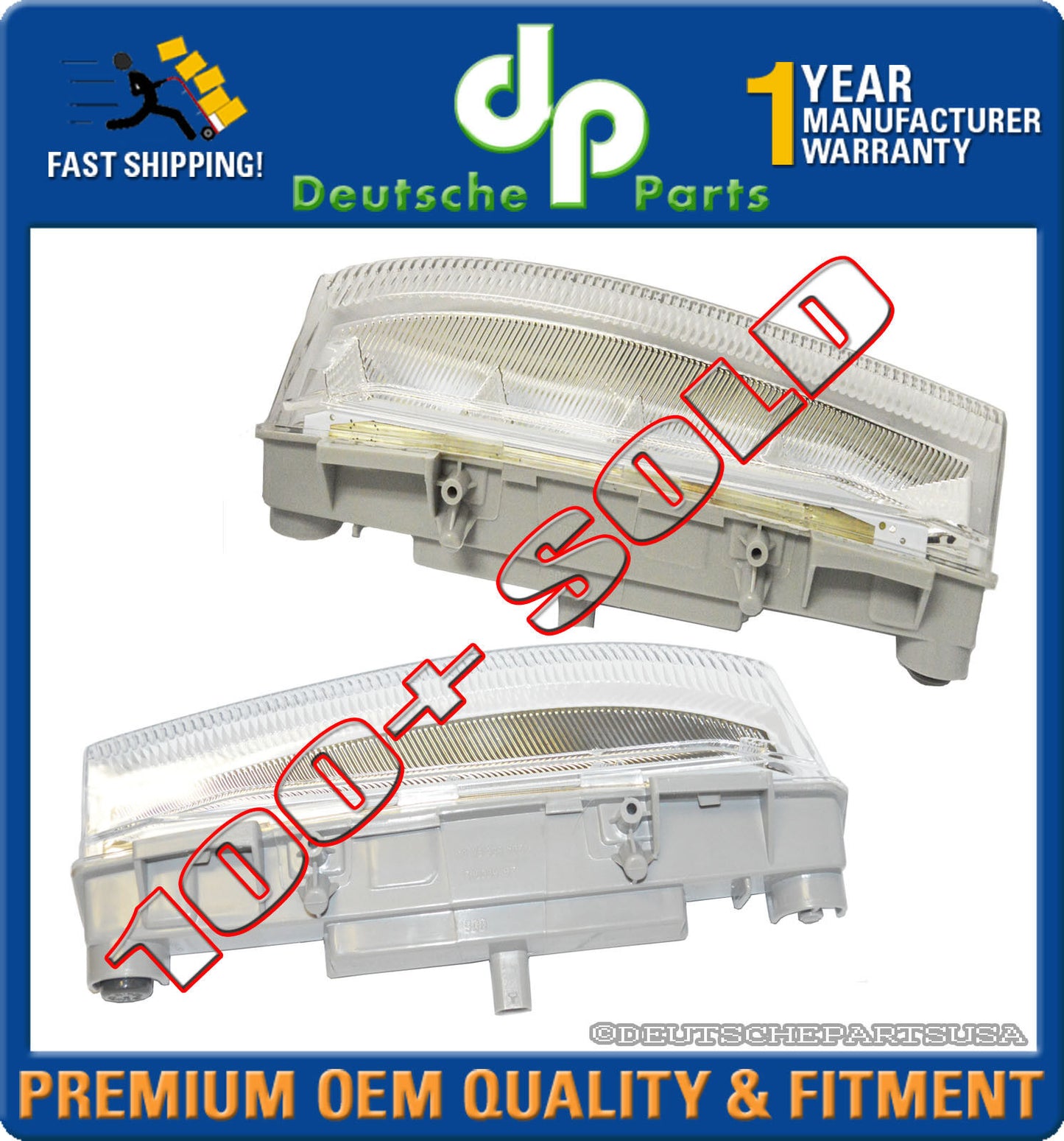 FRONT DAYTIME RUNNING FOG LIGHT LH + RH SET LED MERCEDES 2049069000 / 2049068900