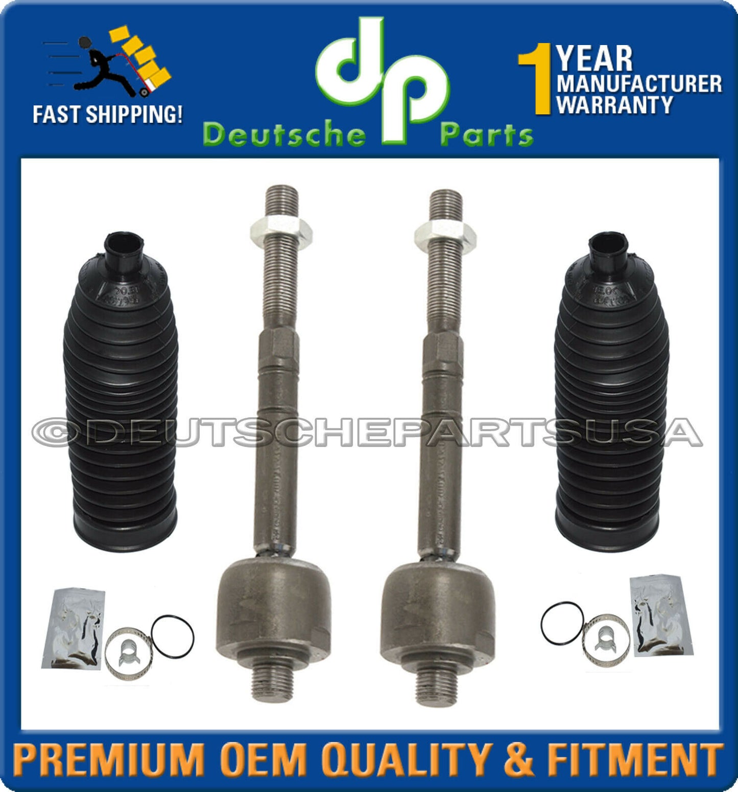 Mercedes W164 W251 ML350 ML550 STEERING Inner Outer Tie Rods RACK BOOT KIT SET 6