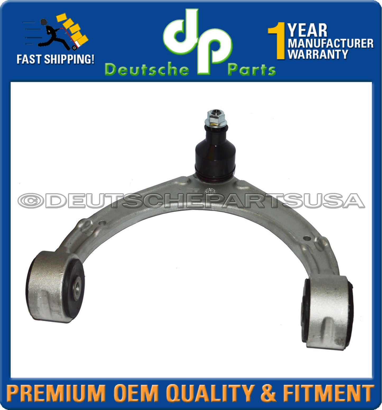 Porsche Panamera Front UPPER Control Arm Ball Joint Joints Bushing Bushings Set