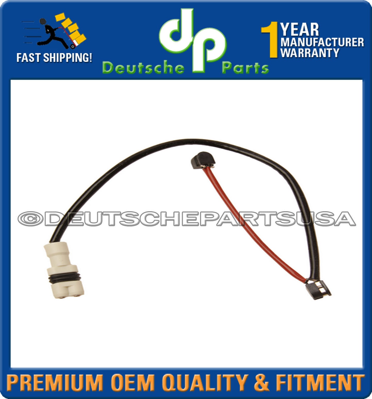 Porsche 911 Rear Left & Right Disc Brake Pad Wear Sensor 96461236501 Set of 2
