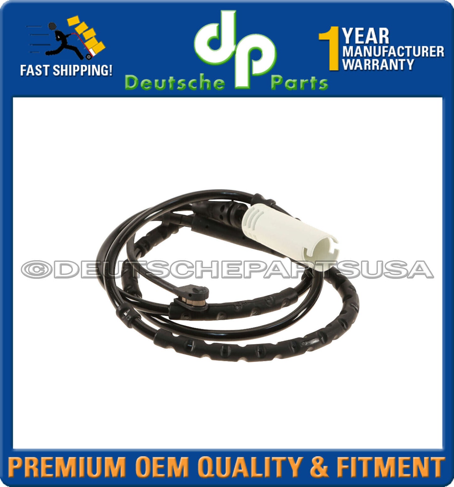 FRONT + REAR BRAKE PAD WEAR SENSOR FOR BMW E84 X1 34356792561+34356792565 OEMQ