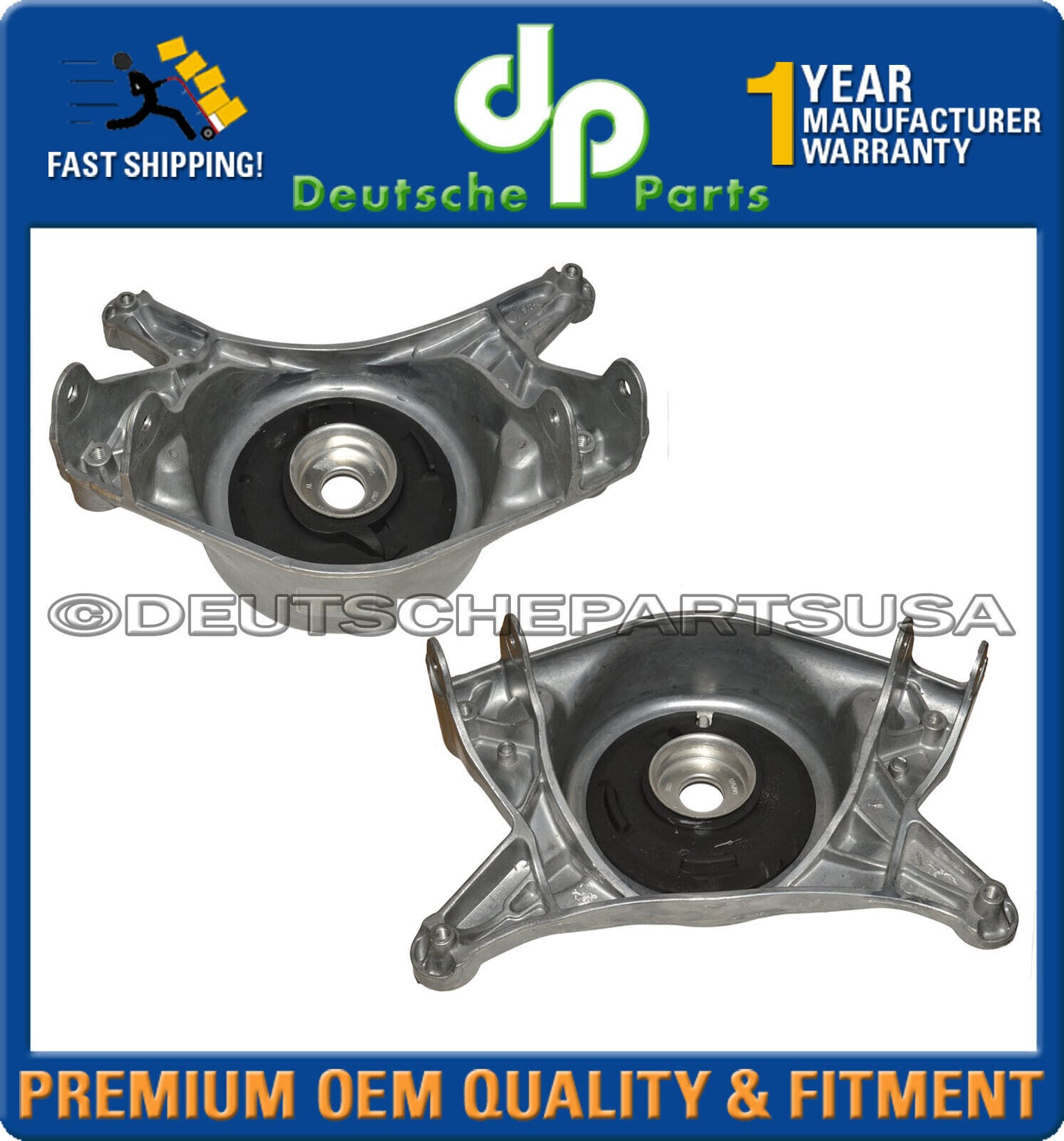 Front Bracket + Shock Strut Mount Mounts For Porsche Macan LEFT + RIGHT SET