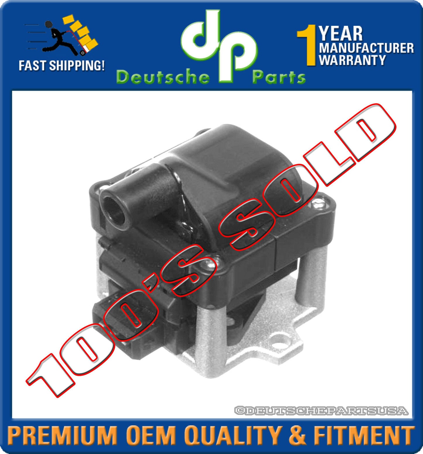 IGNITION COIL PACK CABRIO GOLF FOX JETTA CORRADO PASSAT 6N0905104 6N0905104