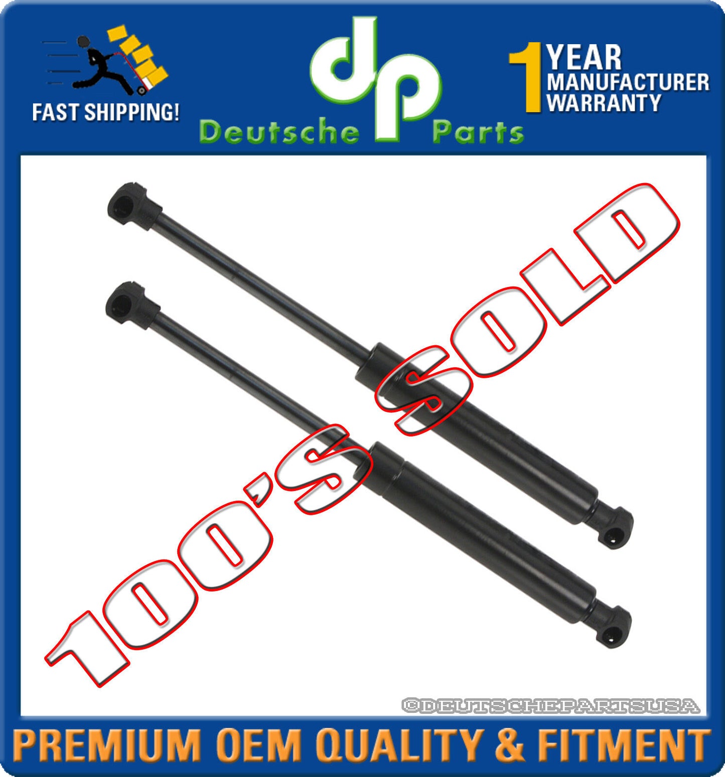 HOOD STRUT PAIR 51238174866 for BMW E39 525i 528i 530i 540i M5