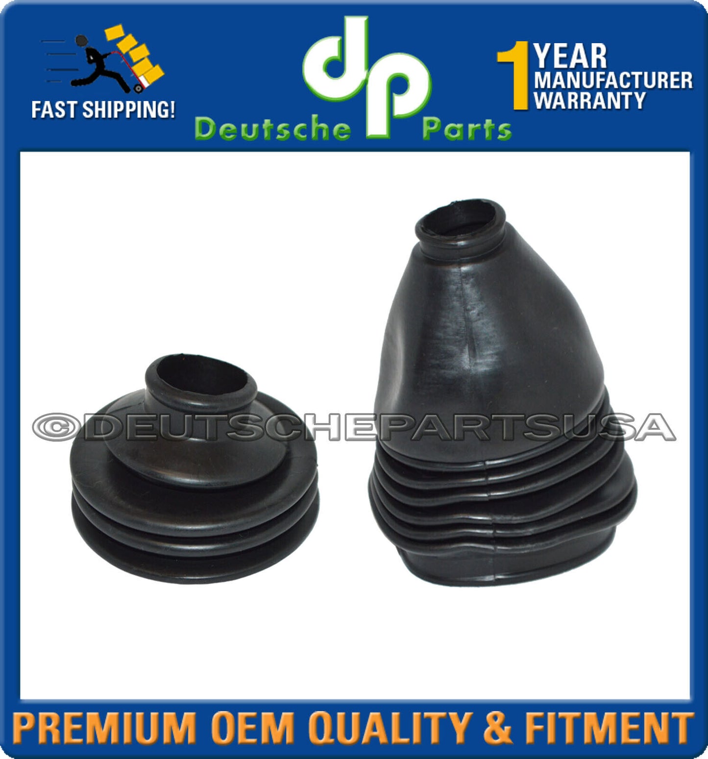 For Porsche 911 Manual Trans Shift Linkage Boot INNER OUTER 901 424 293 02 Set 2