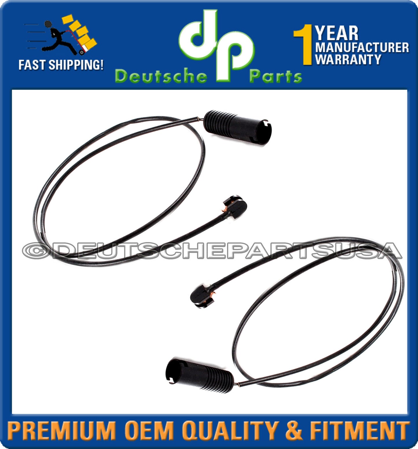 FRONT REAR BRAKE PAD SENSOR SENSORS for BMW E36 318ti Z3 34351182533 34351181337