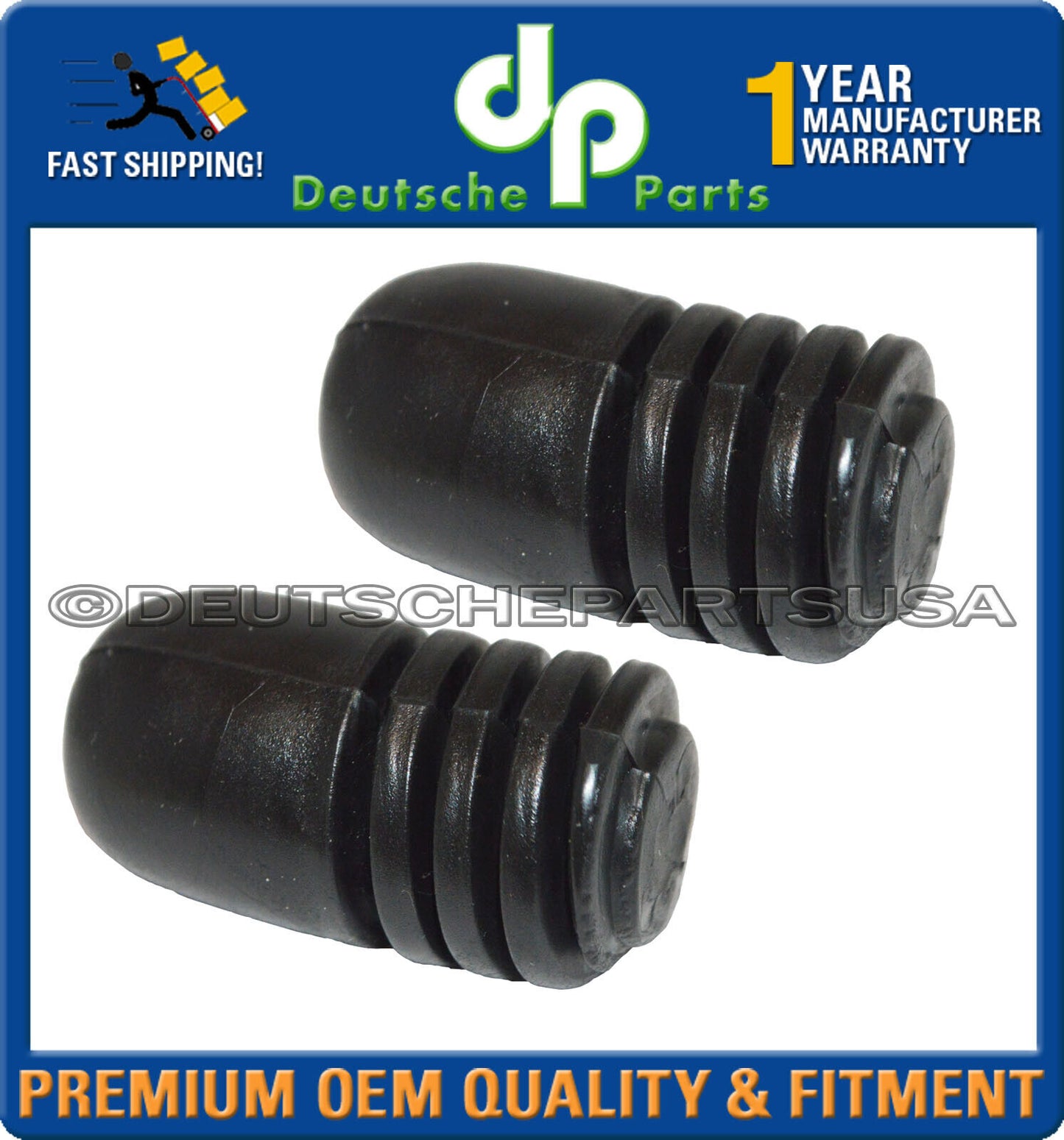 For Porsche 911 928 930 Boxster Cayman Hood or Decklid Rubber Buffer Set of 2