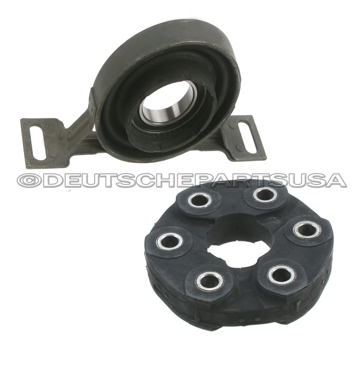Drive Shaft Flex Disc Joint Guibo + Center Support Bearing for BMW E39 535 02 03