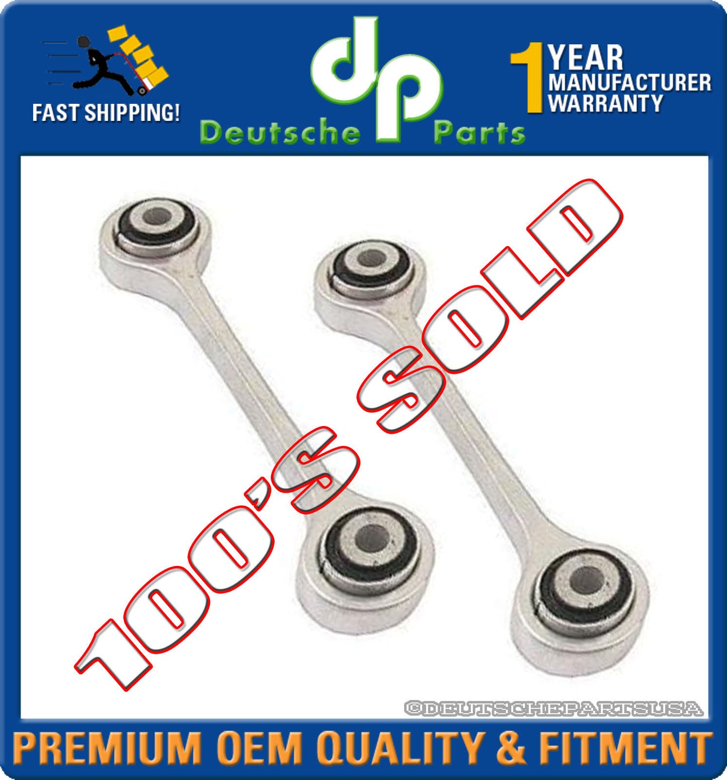 Front Sway Stabilizer Bar Link Links L+R for PORSCHE CAYENNE 95534306900 SET 2