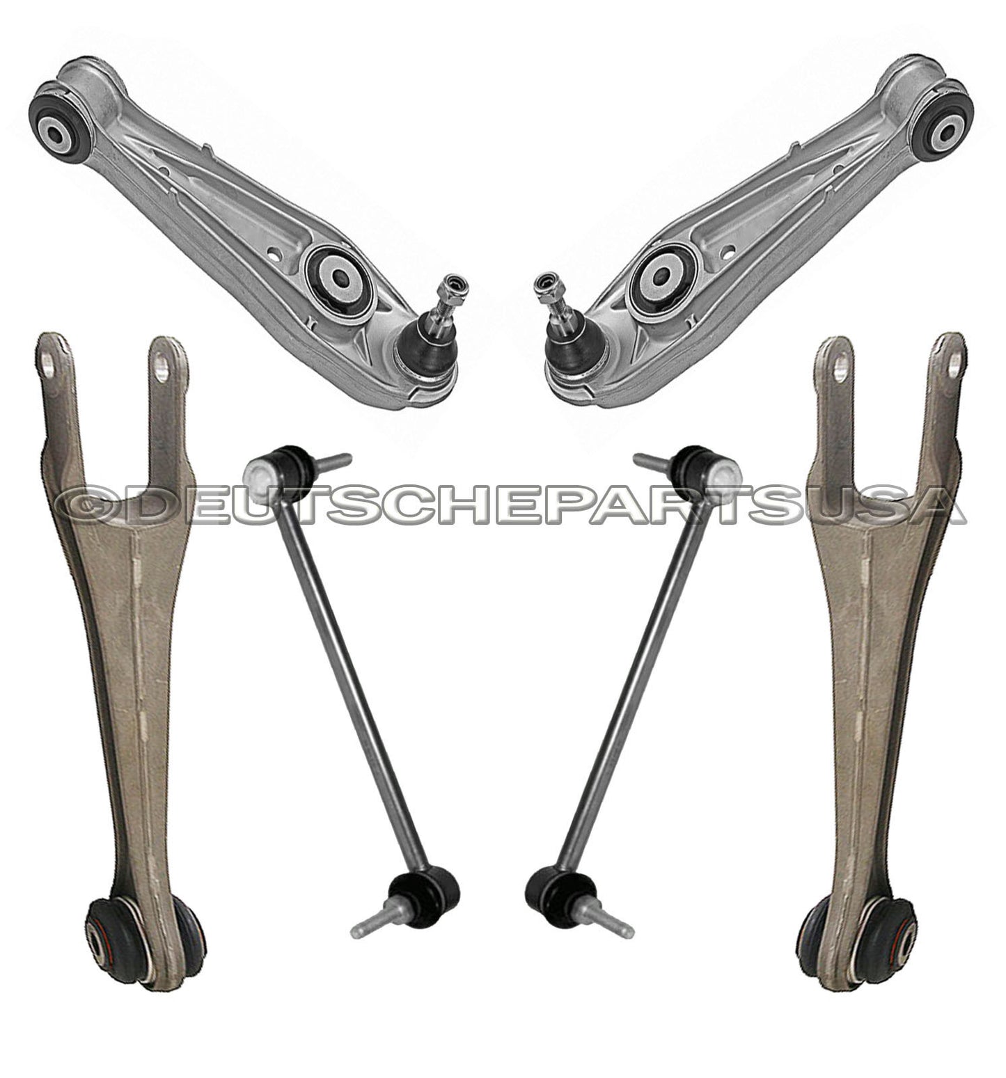 PORSCHE 911 996 C4 4S Front Control Arms Ball Joints Sway Stabilizer Links SET 6