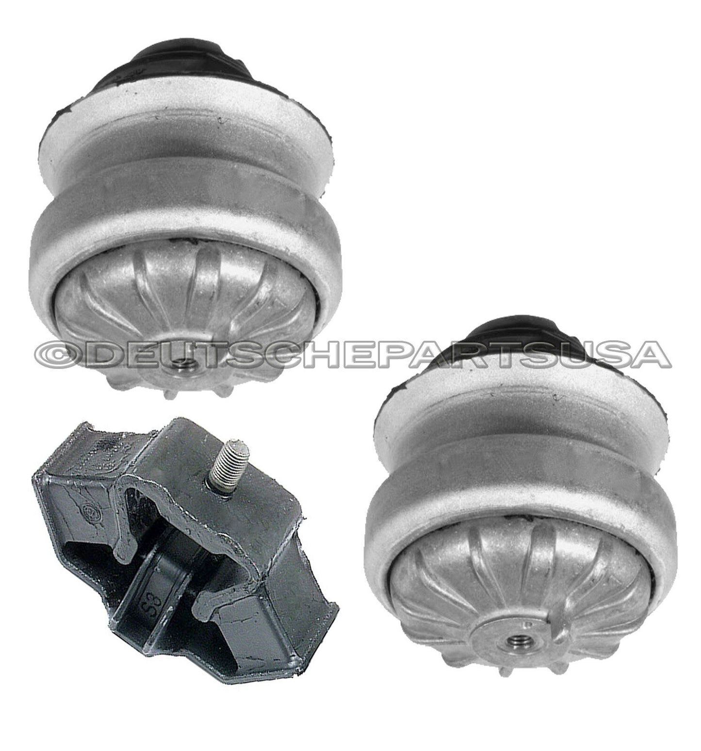 MERCEDES W201 W124 HYDRAULIC OIL FILLED ENGINE TRANSMISSION MOUNT MOUNTS SET 3