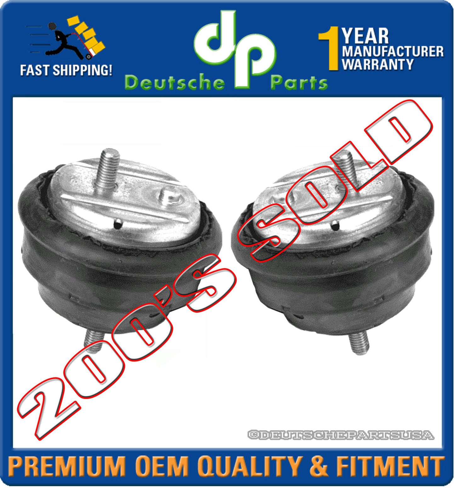 HYDRAULIC Engine Motor Mount Mounts 22116779970 22 11 6 779 970 SET for BMW E46