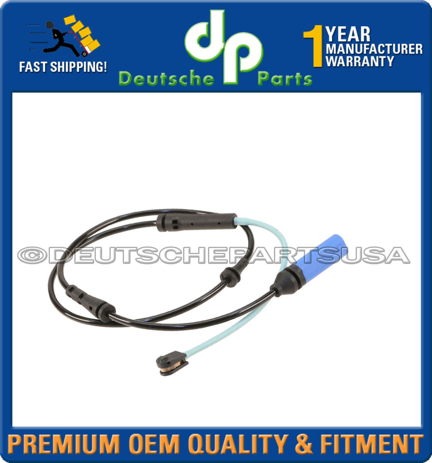 FRONT BRAKE PAD SENSOR FOR BMW 530e 740i 750i M5 M550i G30 G12 34356890788 OEMQ