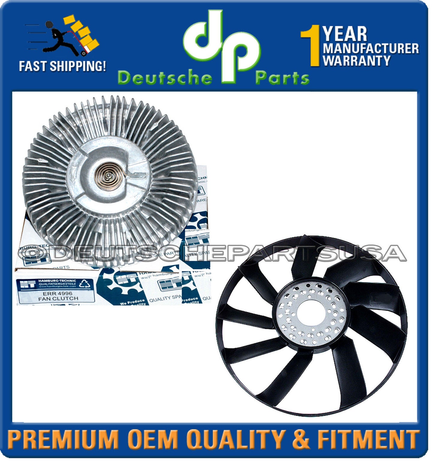 LAND RANGE ROVER DISCOVERY VISCOUS Fan Clutch FAN BLADE ERR4996 + ERR4960 KIT