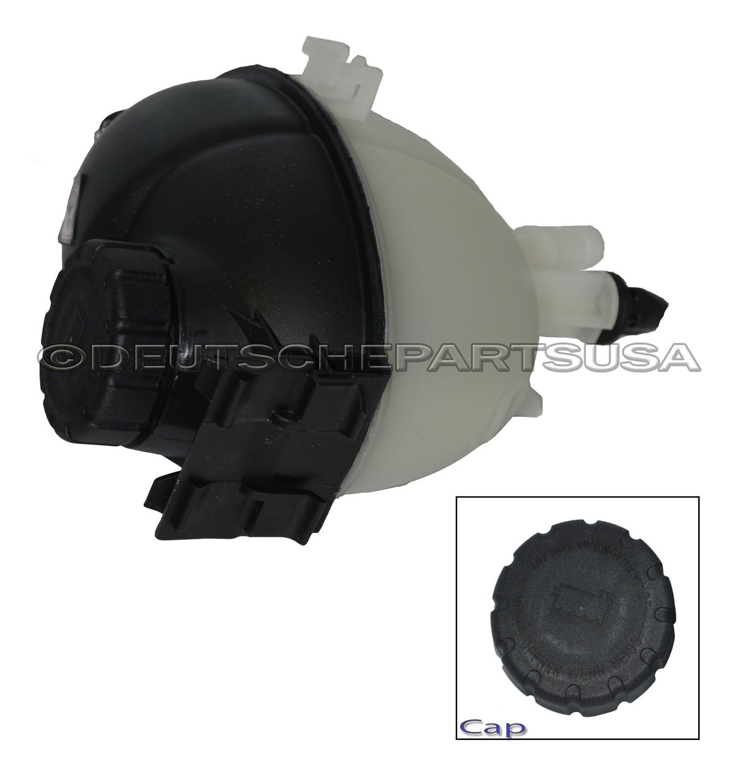 Mercedes 2045000549 Coolant Reservoir Overflow Expansion Tank + Cap + Sensor SET