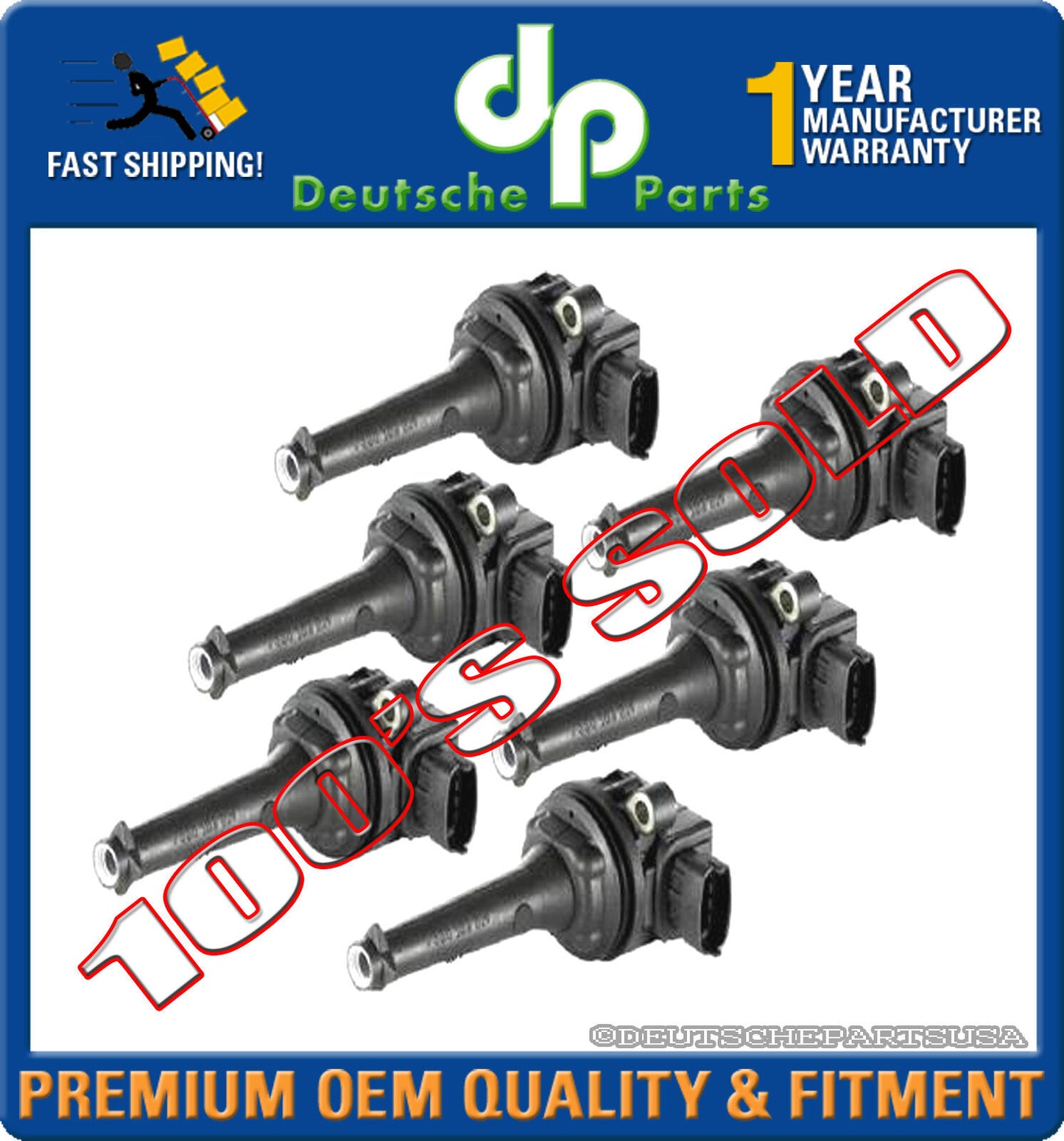 VOLVO S80 XC90 XC 90 2.9 L L6 2.9L6 ENGINE IGNITION COIL COILS 30713416 SET of 6
