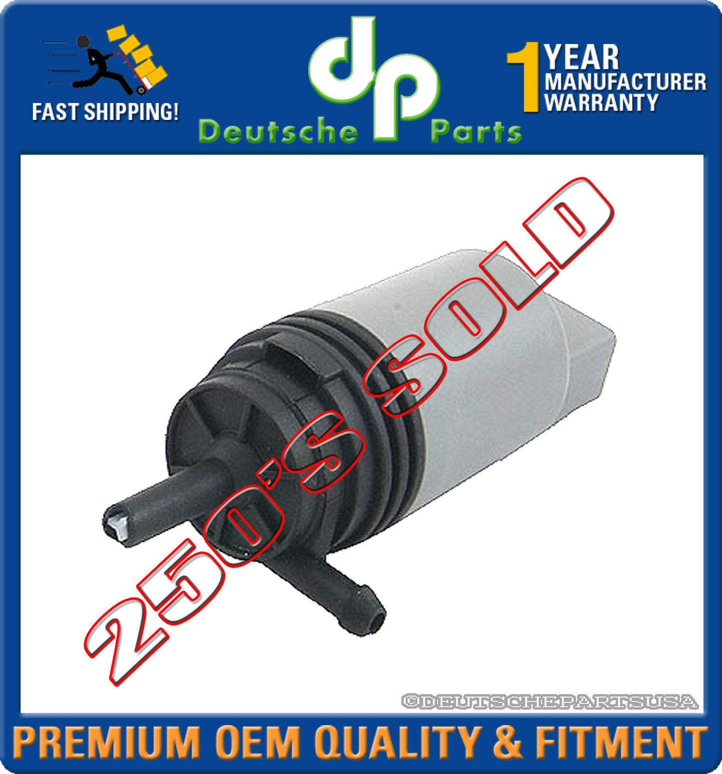 Windshield Washer Pump 67126934159 for BMW E60 E61 E65 E66 E82 E90 E88 E91 E92