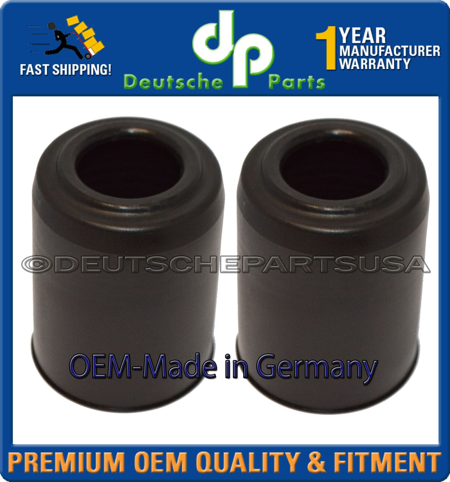 Rear Strut Bump Stop Dust Boots for Audi Quattro Q5 OEM Made in Germany Set 4